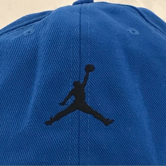 Michael Jordan Jumpman Adjustable Clasp Blue Ball Cap - Picture 9 of 16